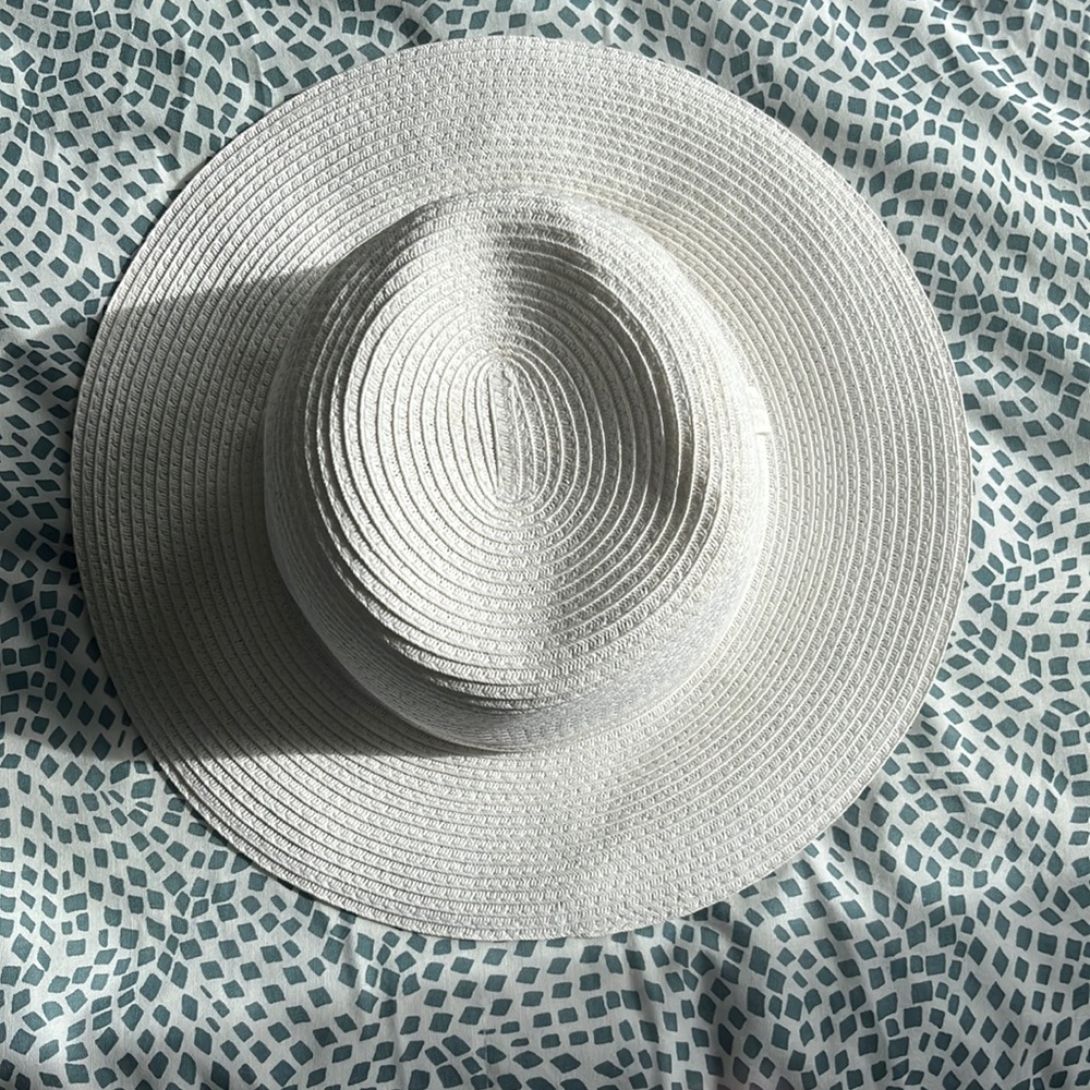 White summer hat